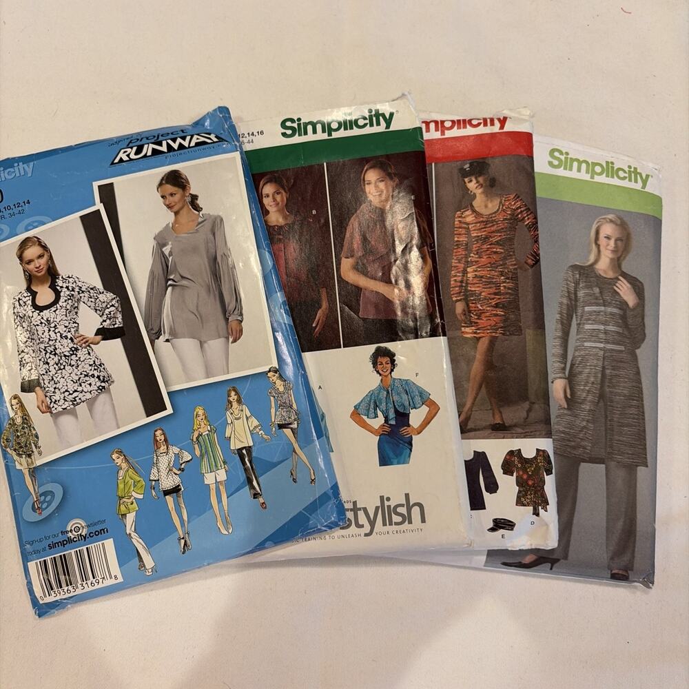 Your Choice One Of Four Simplicity Patterns S3634, S2850, S2730, S2930